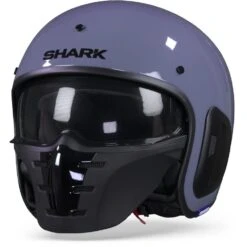 Shark S-Drak 2 Blank Nardo Grijs Jethelm -Motorfiets Accessoires Verkoop sharks drak2s01greynardo frontpage