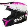 SHOT Furious Kid Versus Roze Glanzend Crosshelm