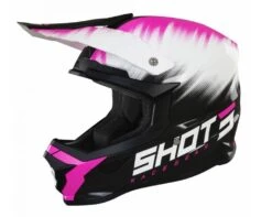 SHOT Furious Kid Versus Roze Glanzend Crosshelm