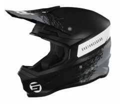 SHOT Furious Roll Zwart Grijs Mat Crosshelm -Motorfiets Accessoires Verkoop shot helmet furious roll black grey matt
