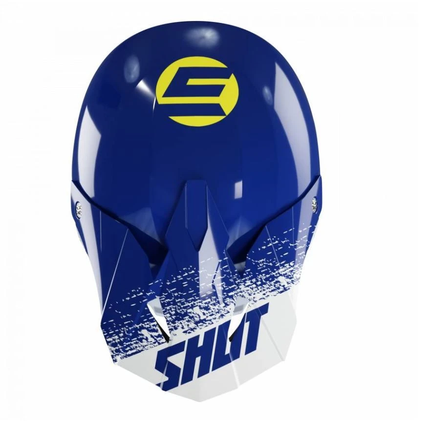 SHOT Furious Roll Navy Glanzend Crosshelm 4 SHOT Furious Roll Navy Glanzend Crosshelm - Afbeelding 2