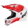 SHOT Lite Fury Wit Rood Glanzend Crosshelm -Motorfiets Accessoires Verkoop shot helmet lite fury white red glossy1