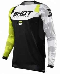 Shot Contact Camo Neon Yellow