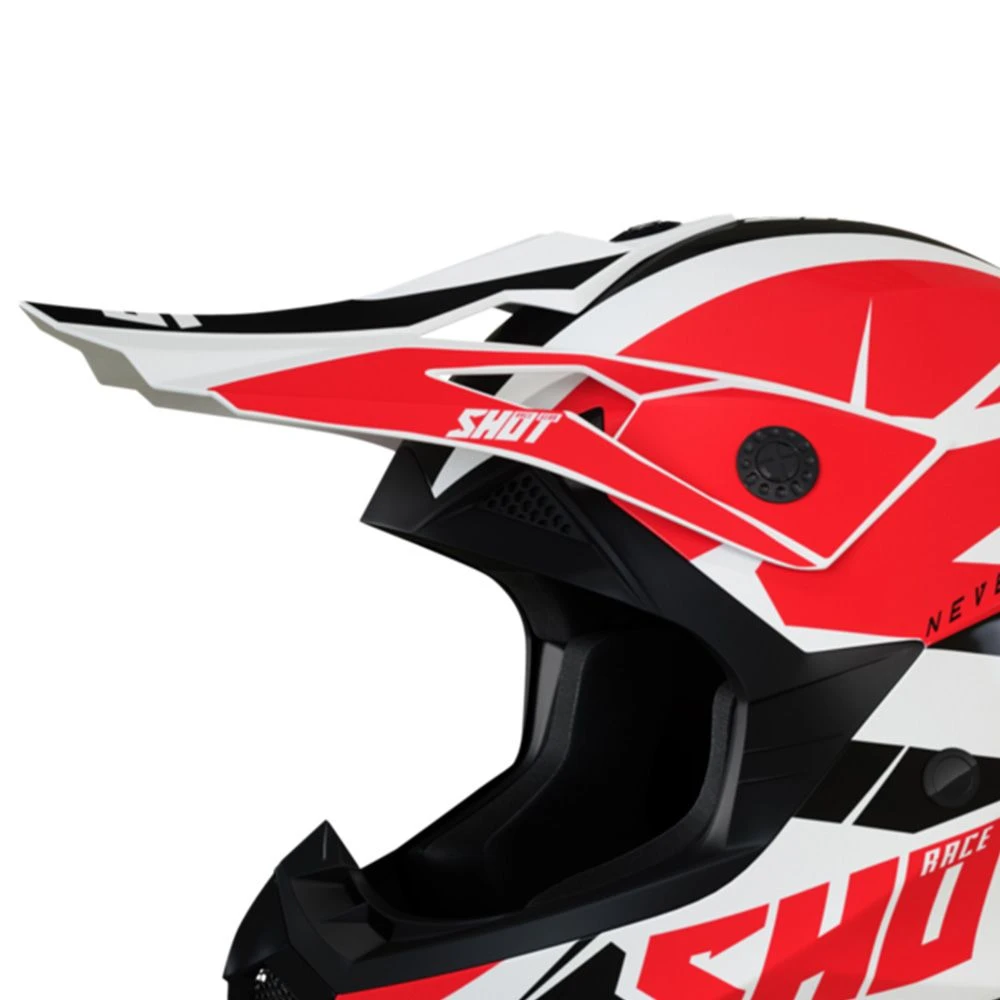 SHOT Peak Pulse Revenge White Red Black Glossy 4 SHOT Peak Pulse Revenge White Red Black Glossy - Afbeelding 2