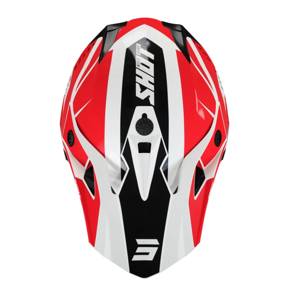 SHOT Peak Pulse Revenge White Red Black Glossy 3 SHOT Peak Pulse Revenge White Red Black Glossy