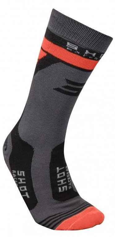 SHOT Race 2.0 Motorcycle Socks Neon Orange 3 SHOT Race 2.0 Motorcycle Socks Neon Orange