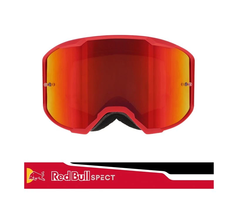 Spect Red Bull Strive Mx Goggles Single Lens Red Black Red 4 Spect Red Bull Strive Mx Goggles Single Lens Red Black Red - Afbeelding 2
