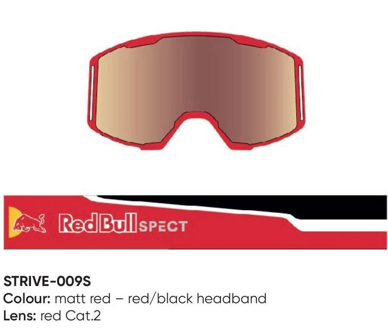 Spect Red Bull Strive Mx Goggles Single Lens Red Black Red 3 Spect Red Bull Strive Mx Goggles Single Lens Red Black Red