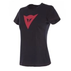 Dainese Speed Demon Lady T-Shirt Zwart Rood