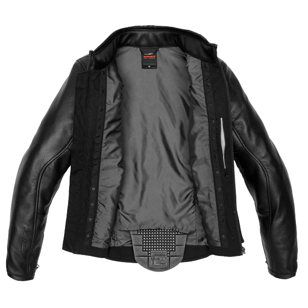 Spidi Premium Black Motorcycle Jacket 6 Spidi Premium Black Motorcycle Jacket - Afbeelding 4