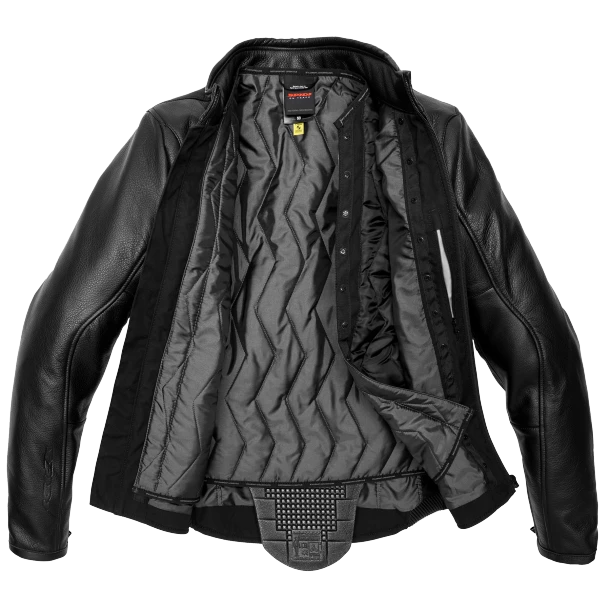 Spidi Premium Black Motorcycle Jacket 4 Spidi Premium Black Motorcycle Jacket - Afbeelding 2