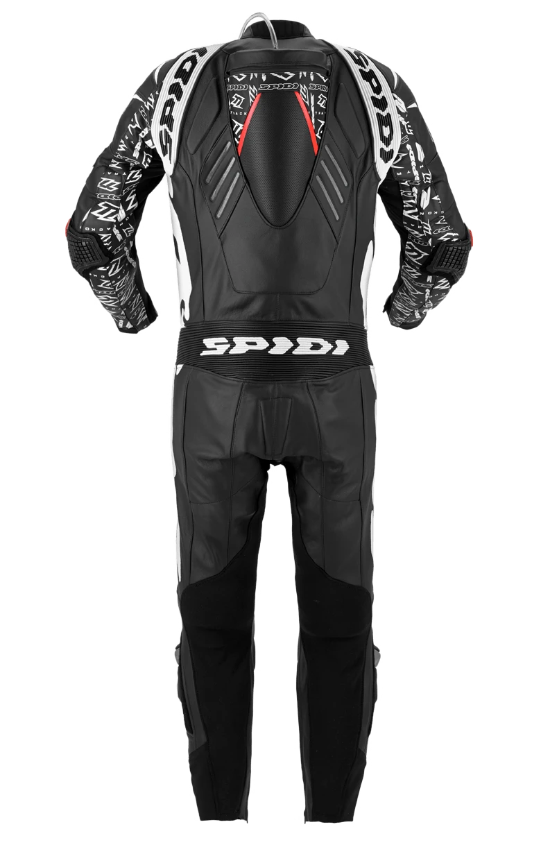 Spidi Track Replica Evo Black White One Piece Racing Suit 8 Spidi Track Replica Evo Black White One Piece Racing Suit - Afbeelding 6