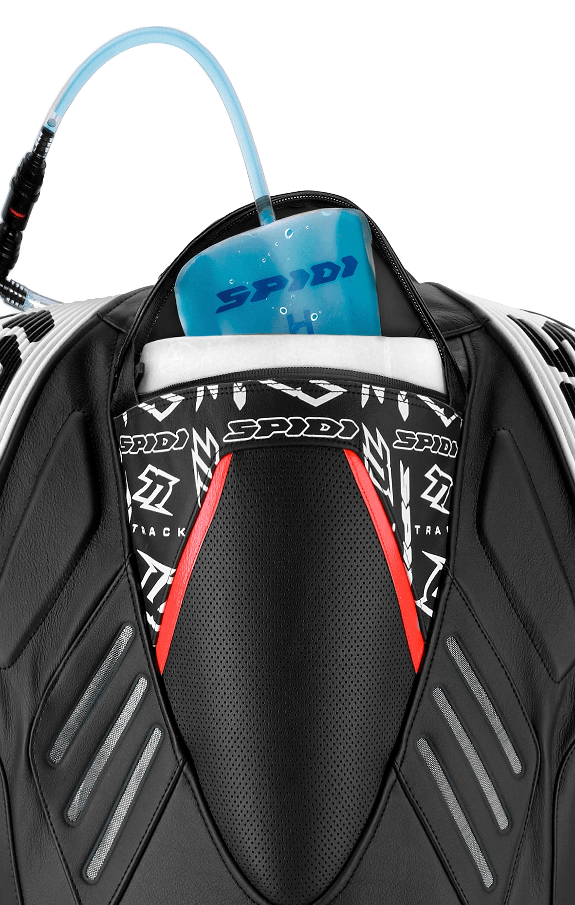 Spidi Track Replica Evo Black White One Piece Racing Suit 7 Spidi Track Replica Evo Black White One Piece Racing Suit - Afbeelding 5