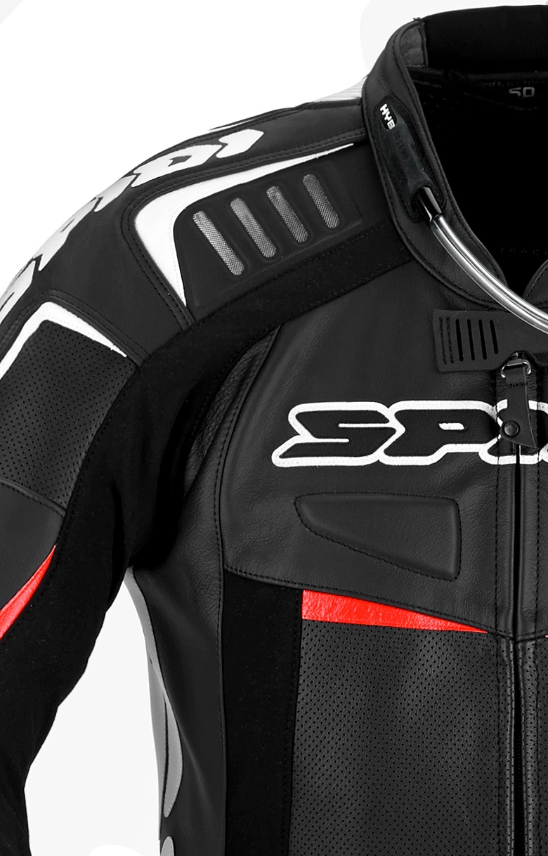 Spidi Track Replica Evo Black White One Piece Racing Suit 6 Spidi Track Replica Evo Black White One Piece Racing Suit - Afbeelding 4