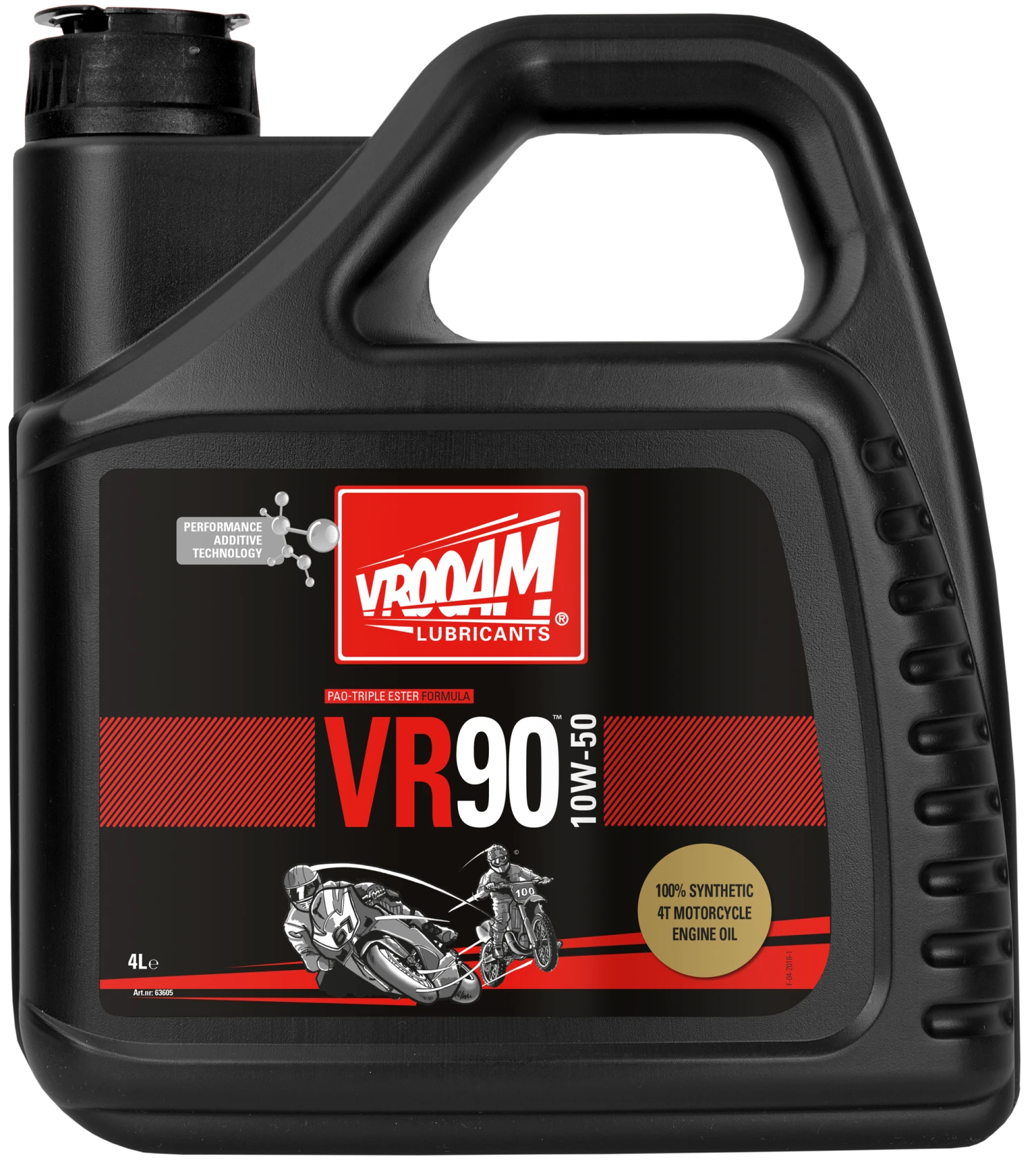 VROOAM VR90 ENGINE OIL 10W-50 4 L 3 VROOAM VR90 ENGINE OIL 10W-50 4 L