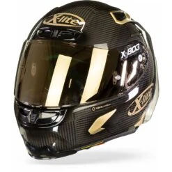 X-Lite X-803 RS Ultra Carbon Golden Edition 033 Integraalhelm -Motorfiets Accessoires Verkoop x lite x 803 rs ultra carbon golden edition 033 frontpage