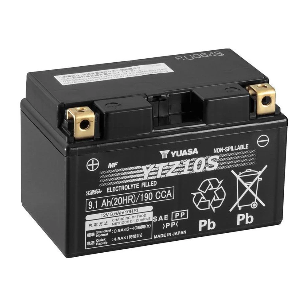 Yuasa YTZ10S (WC) Onderhoudsvrije Motoraccu 3 Yuasa YTZ10S (WC) Onderhoudsvrije Motoraccu